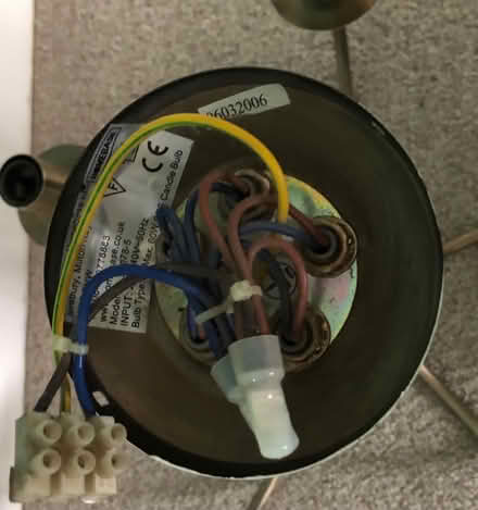 Photo of free candelabra 5 bulbs fitting light (Aigburth L17) #2