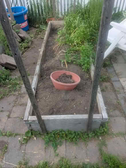 Photo of free 3 Wood Raised garden bed frames (Pawtucketville / Lowell) #3