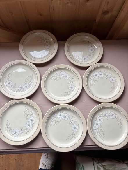 Photo of free Set of 8 side plates Hornsea (Halton LA2) #1