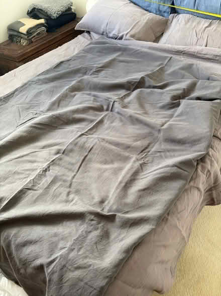 Photo of free 2 single duvet covers dark grey (Central Tonbridge TN9) #1
