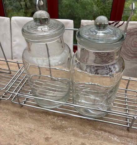 Photo of free Large glass storage jars (Bisley, surrey) #1