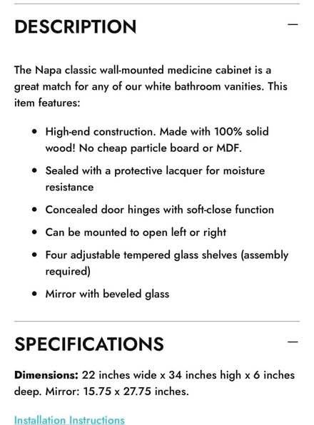 Photo of free Medicine cabinets (Hartsdale) #2