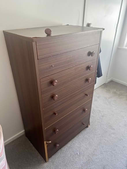 Photo of free Tall boy drawer (Glenfield) #3