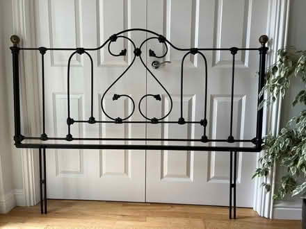 Photo of free Metal Headboard (Primrose Hill BA1) #1