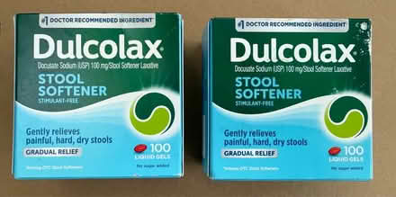 Photo of free 2 new pkgs Dulcolax Stool Softener (1075 Valencia Avenue) #1