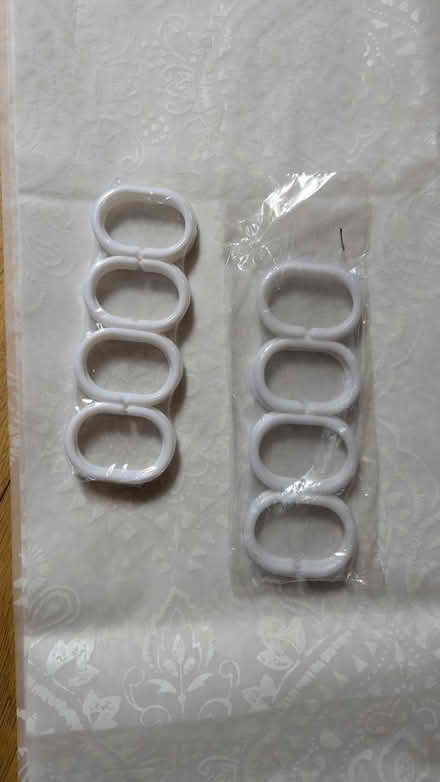 Photo of free 2 shower curtains with hooks (Ballinteer near SuperValu.) #3