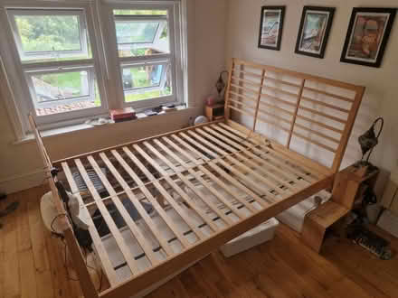 Photo of free King sized bed frame (Home OX1) #1