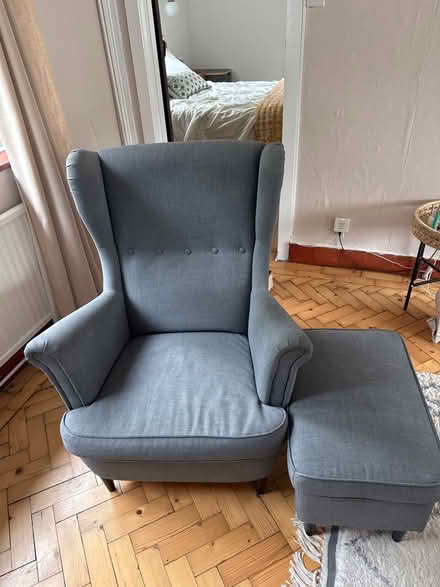 Photo of free Arm chair and foot stool (Purley CR8) #1