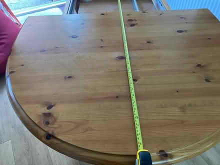 Photo of free Pine table, extends (Kew TW9) #2