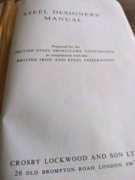 Photo of free Steel Designers' Manual (Caversham Park RG4) #2