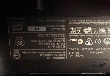 Photo of free Dell 17” E172FPt Monitor (Merry Hill WD23) #3