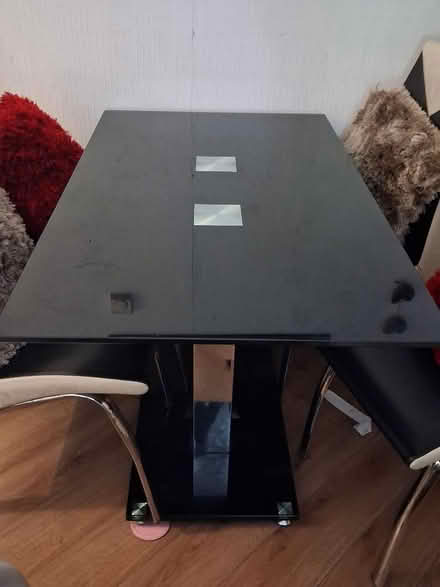 Photo of free Glass dini g table and chairs (Stockport SK2) #2