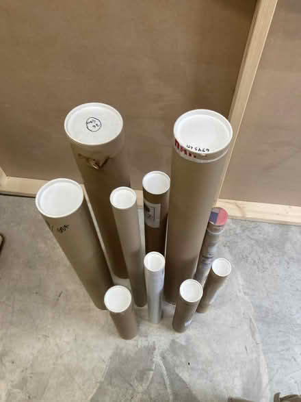 Photo of free Artwork / postal tubes (Stanstead Road, SE23) #2
