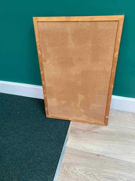 Photo of free Cork board, leaf stickers & bean bag filling (Cemetery Hill MK41) #1