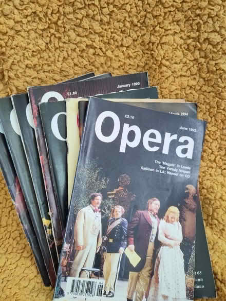 Photo of free 8 copies Opera Magazine (Weston Rhyn SY10) #1