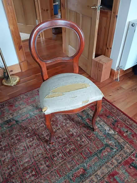 Photo of free Wooden Upholstered Chair (Newhaven EH6) #1