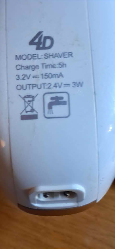 Photo of 4D Model Shaver Charger Cord (Fern Park) #2