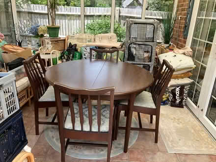Photo of free Dining Table + 4 Chairs (Netley Abbey SO31 5GR) #1