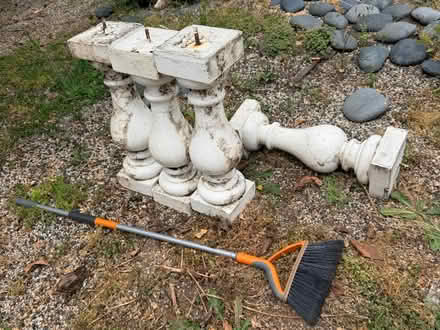 Photo of free 4 cement garden posts (Fruitvale and 580) #1