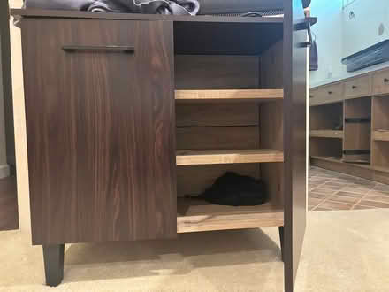 Photo of free small shelving unit with doors (Agoura (off Liberty Canyon)) #1