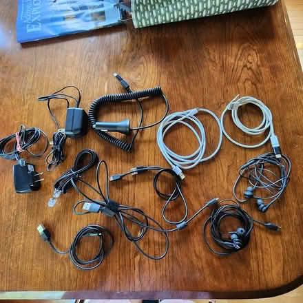 Photo of free Assorted charging cables (Penfield) #1