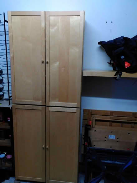 Photo of free IKEA cupboard pale wood (Whitehill EH22) #1