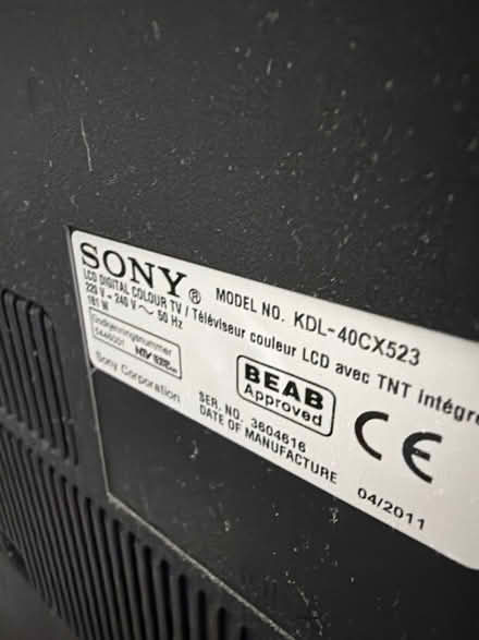 Photo of free TV Sony (Southwalk SE1) #2