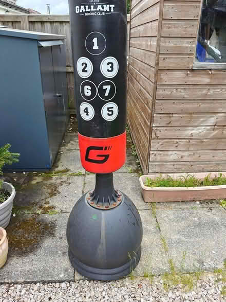 Photo of free punch bag on a weighted stand (Giffnock G46) #1