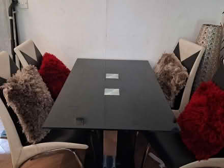 Photo of free Glass dini g table and chairs (Stockport SK2) #3