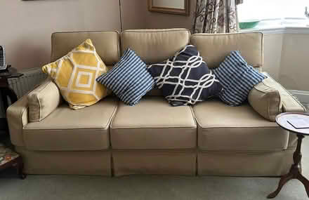 Photo of free Large three seater sofa (Burbage SK17) #1