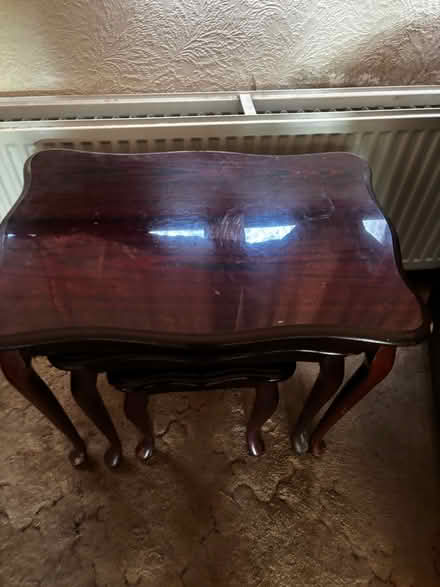 Photo of free Dark wood nest of tables (Rochford SS4) #1