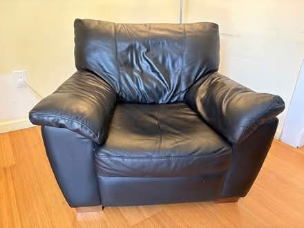 Photo of free Leather Chair/ 2 piece Armoire (Thousand Oaks, CA) #1