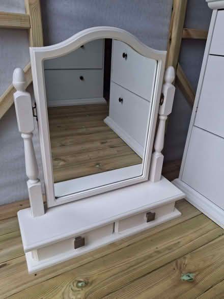 Photo of free 2 white chests of drawers and mirror/vanity unit (Penrith CA11) #3