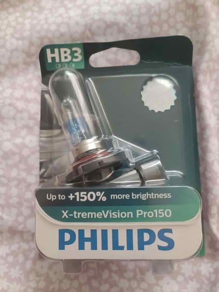Photo of free Phillips HB3 car headlamp bulb new (HR6 Shobdon) #1