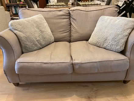 Photo of free Grey 2 seater sofa (Abington NN1) #2