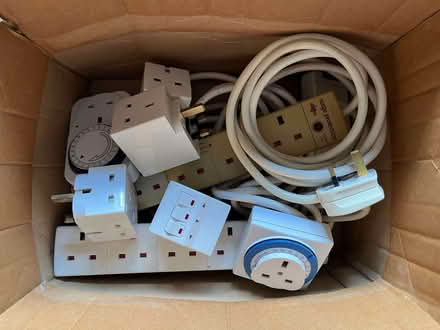 Photo of free Various electrical extension cables/plug adapters (Horsforth LS18) #1