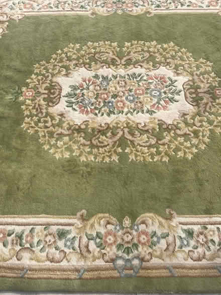 Photo of free Large green and patterned rug (St Albans AL3) #4