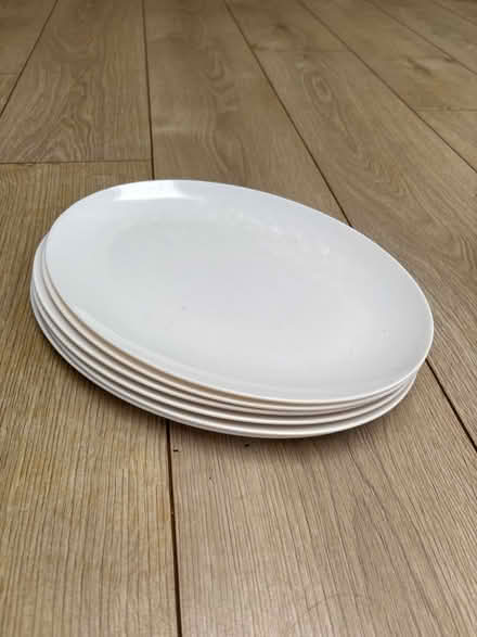 Photo of free Plastic white plates (Whitchurch CF14) #1