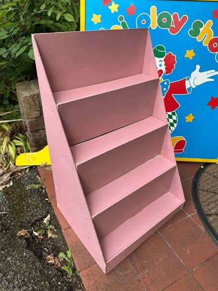 Photo of free Painted plywood display rack - for greetings cards, books… (Radlett WD7) #2