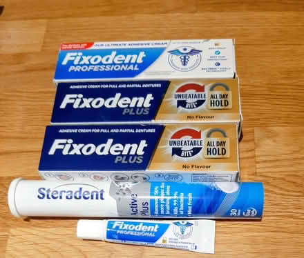 Photo of free Fixadent & Steradent (Wheathampstead AL4) #1