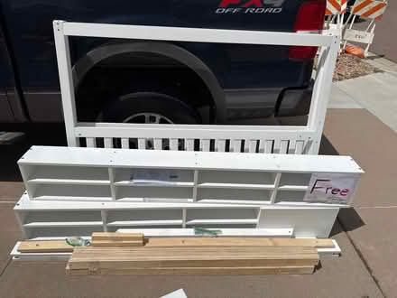 Photo of free Kids Dresser & Full Size House Bed (Sierra Ridge neighborhood) #2