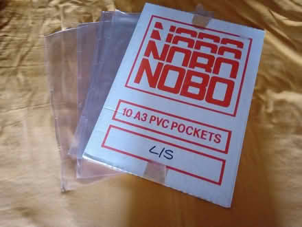 Photo of free A3 punched pockets x 14 (Belper) #1
