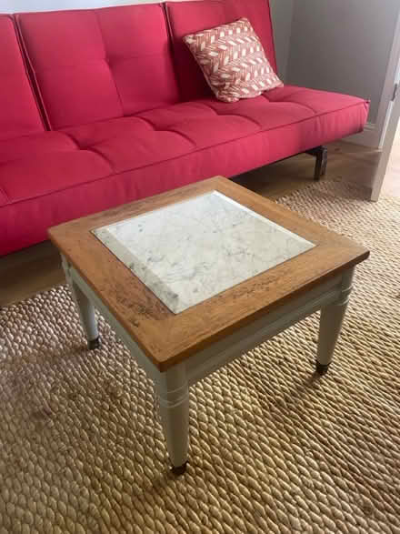 Photo of free Coffee or End Table with Marble Top (El Cerrito hills) #2