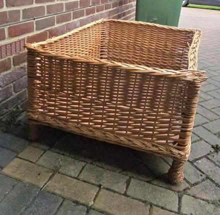 Photo of free Extra Large Raised Wicker Dog Bed (Chipping Sodbury) #2