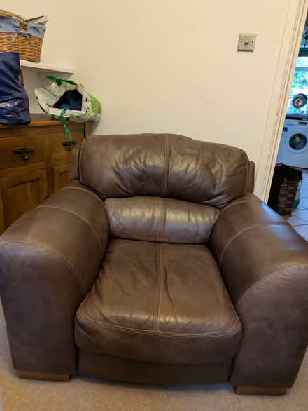 Photo of free Leather chair (West Bridgford) #1
