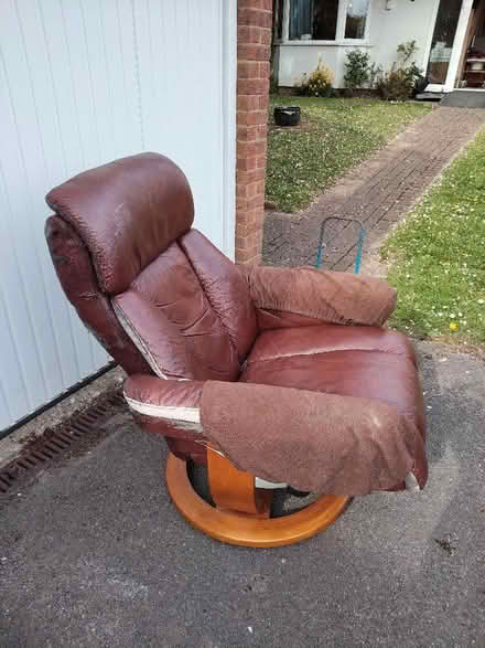 Photo of free Swivel chair & footstool (Great Hollands RG12) #2
