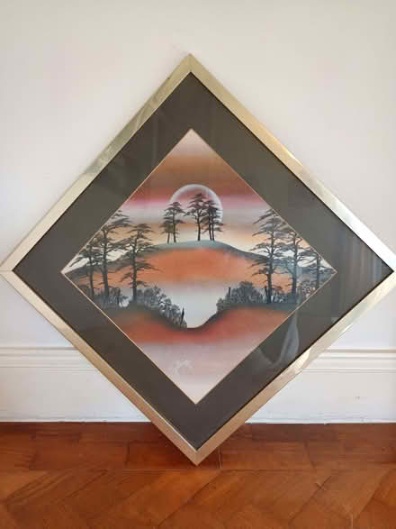 Photo of free Framed picture, forest (Chalvington BN27) #1