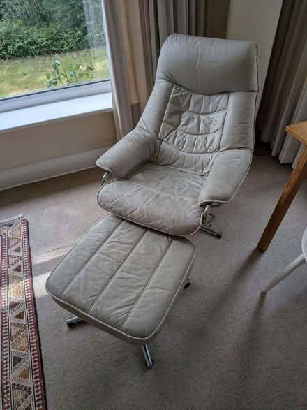 Photo of free Reclining easy chair with footstool (Old Road OX3) #1