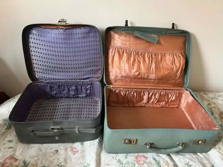 Photo of free Two Vintage Suitcases (North Tonbridge TN10) #2