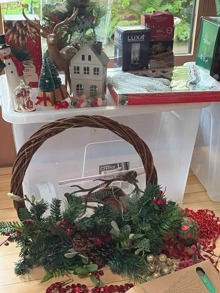 Photo of free Crate 2 Christmas Decorations (Mitcham's Corner CB4) #1